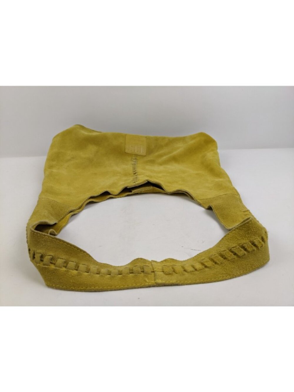 Haute Hippie 100% Leather Festival Suede Hobo Mustard Purse Bag Plus Wallet - Picture 6 of 16